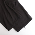 KNEE TUCK PANTS #DARK BROWN [M24A-08PT02C]