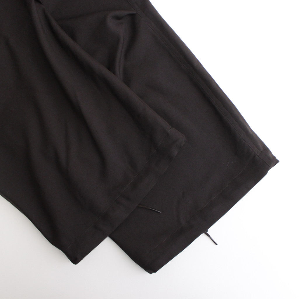 KNEE TUCK PANTS #DARK BROWN [M24A-08PT02C]