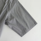 SHORT SLEEVE OPEN COLLAR SHIRT #BLACK STRIPE [SH-WLRS-005]