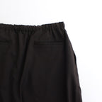 KNEE TUCK PANTS #DARK BROWN [M24A-08PT02C]
