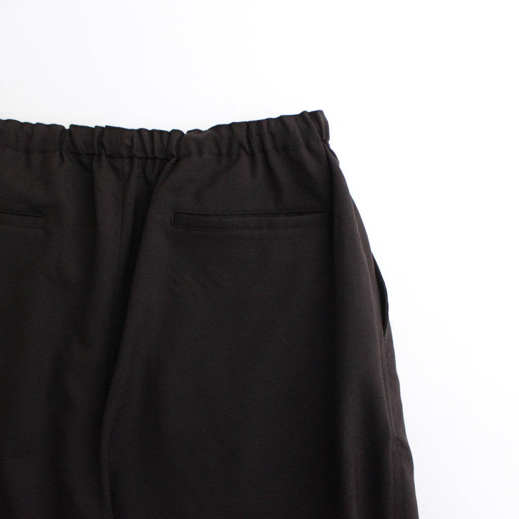 KNEE TUCK PANTS #DARK BROWN [M24A-08PT02C]