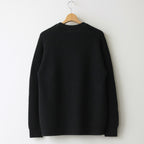SIGNATURE CREW NECK #BLACK [BN-23FM-030]