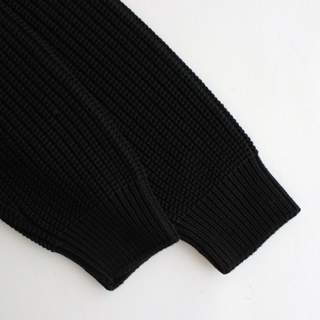 SIGNATURE CREW NECK #BLACK [BN-23FM-030]