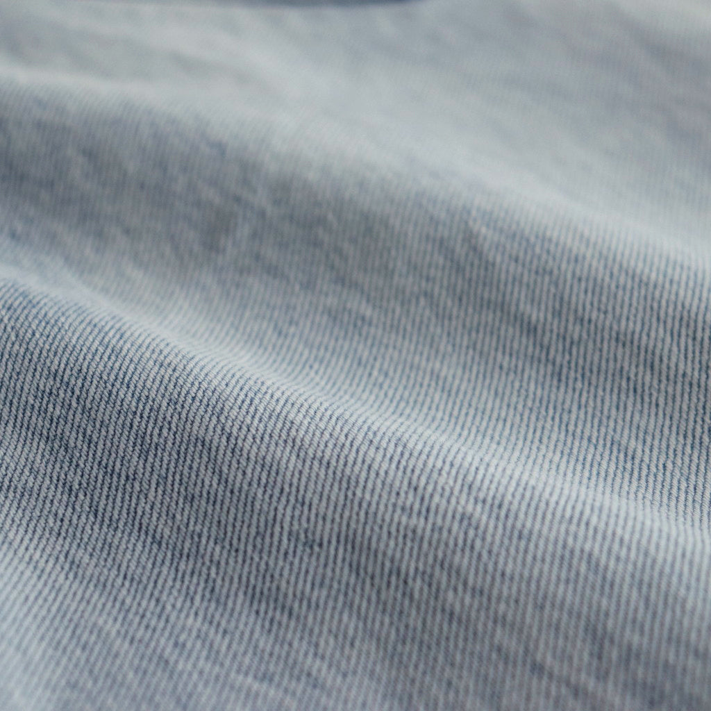 13.5oz DENIM HIGH WAIST WIDE FADE #ICE INDIGO [16841 40518]