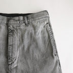 13.5oz DENIM TROUSERS FADE #ICE BLACK [17032 40554]