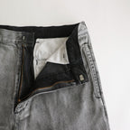 13.5oz DENIM TROUSERS FADE #ICE BLACK [17032 40554]