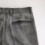 13.5oz DENIM TROUSERS FADE #ICE BLACK [17032 40554]