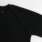 SIGNATURE CREW NECK #BLACK [BN-23FM-030]