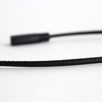 LEATHER STRING BELT #BLACK [241OJ-AC05]