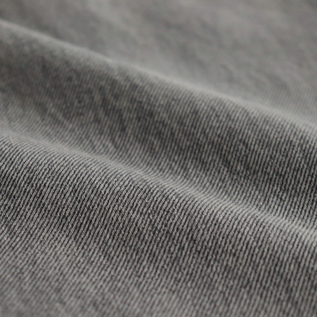 13.5oz DENIM HIGH WAIST WIDE FADE #ICE BLACK [16841 40518]