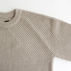 SIGNATURE CREW NECK #BEIGE [BN-23FM-030]