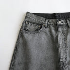 13.5oz DENIM BAGGY FADE #ICE BLACK [16841 40545]