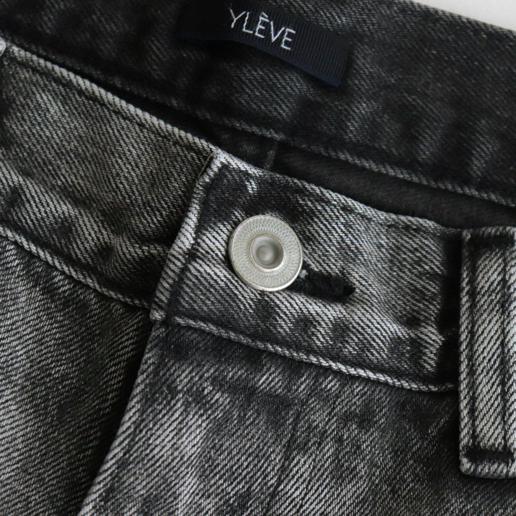 13.5oz DENIM BAGGY FADE #ICE BLACK [17041 40545]