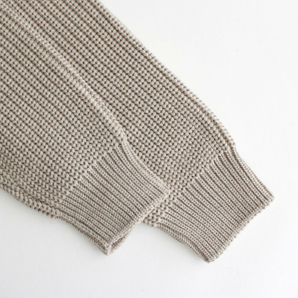SIGNATURE CREW NECK #BEIGE [BN-23FM-030] – Diffusion