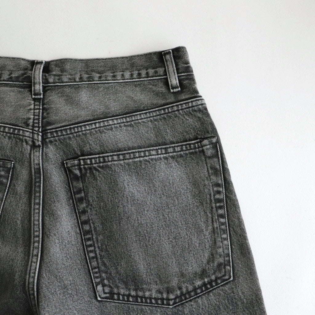 13.5oz DENIM BAGGY FADE #ICE BLACK [16841 40545]