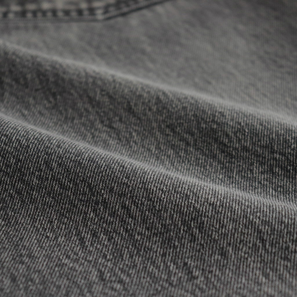 13.5oz DENIM BAGGY FADE #ICE BLACK [16841 40545]
