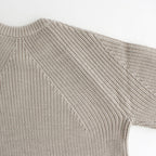 SIGNATURE CREW NECK #BEIGE [BN-23FM-030]