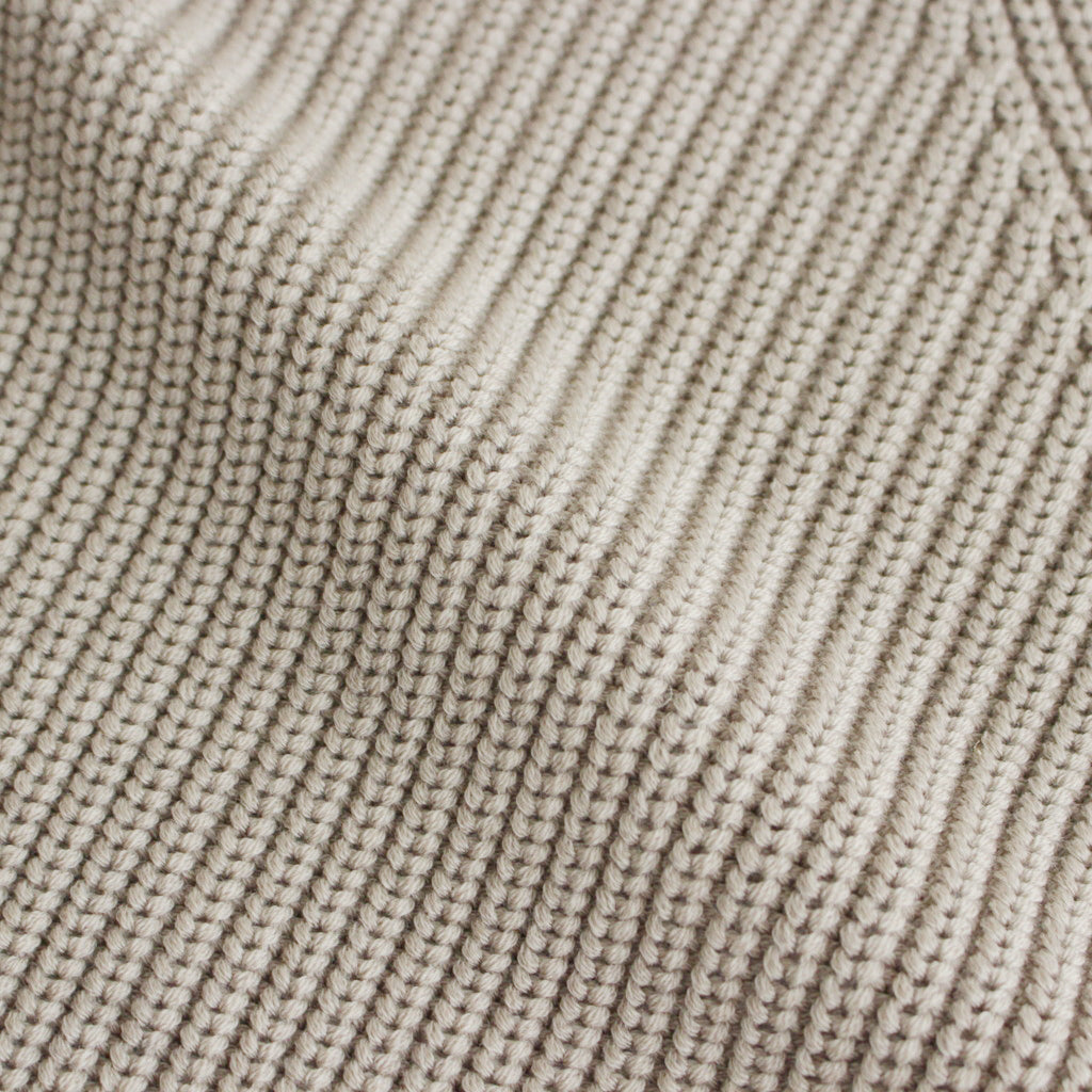 SIGNATURE CREW NECK #BEIGE [BN-23FM-030]