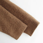 Wool Shaggy Cruiser Jacket #CamelBrown [BHS23F016]