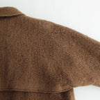 Wool Shaggy Cruiser Jacket #CamelBrown [BHS23F016]