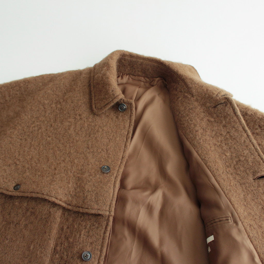 Wool Shaggy Cruiser Jacket #CamelBrown [BHS23F016]