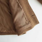 Wool Shaggy Cruiser Jacket #CamelBrown [BHS23F016]