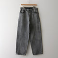 13.5oz DENIM BAGGY FADE #ICE BLACK [17041 40545]