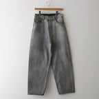 13.5oz DENIM BAGGY FADE #ICE BLACK [16841 40545]