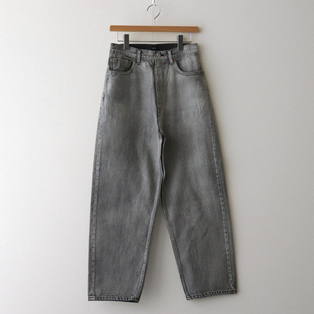 13.5oz DENIM BAGGY FADE #ICE BLACK [16841 40545]