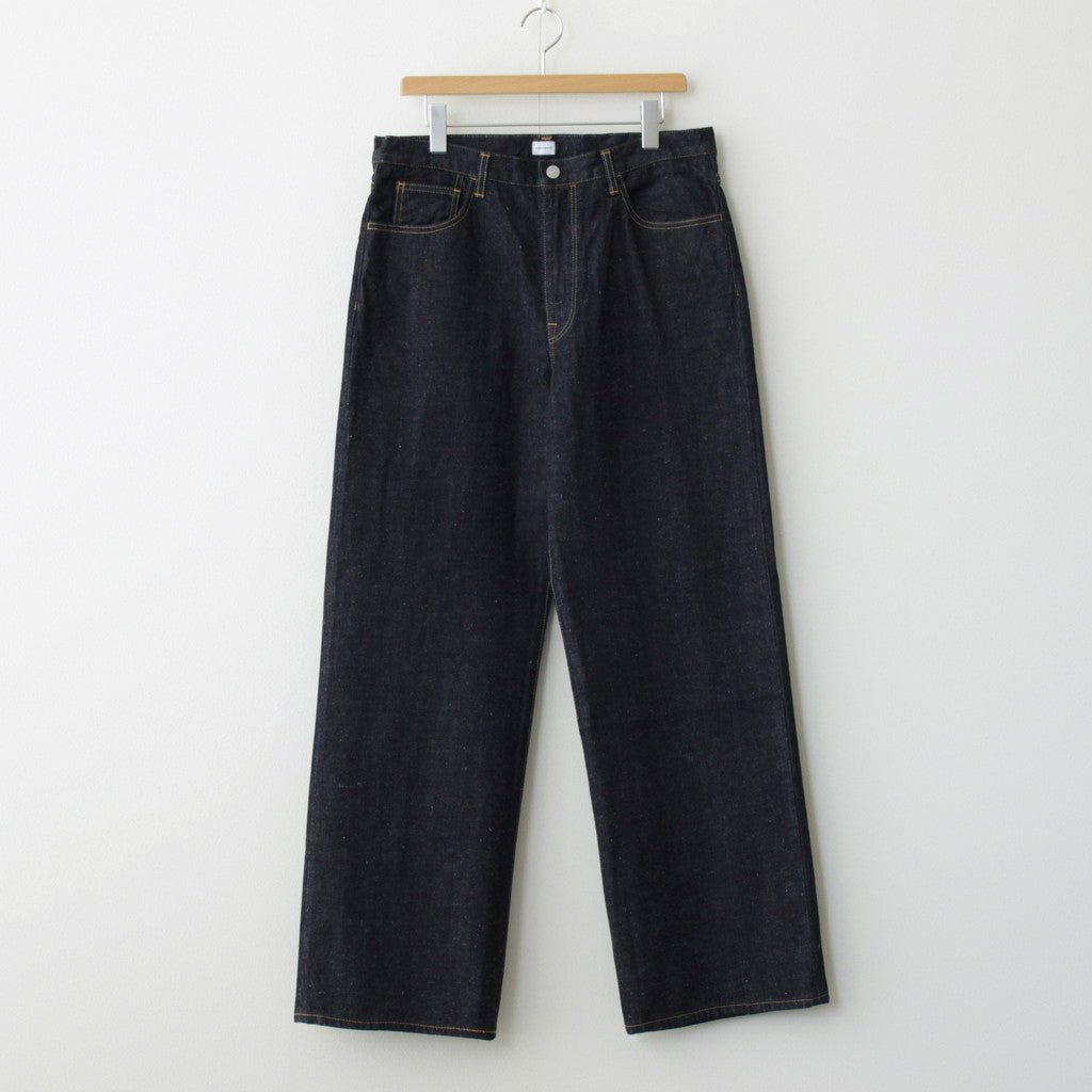 KIMONO DENIM / WIDE STRAIGHT DENIM #INDIGO [A24A-02PT01C]