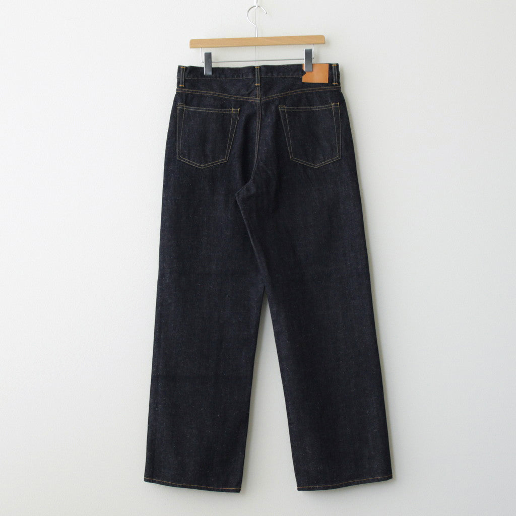 KIMONO DENIM / WIDE STRAIGHT DENIM #INDIGO [A24A-02PT01C]