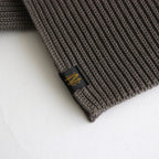 SOLID WOOL MUFFLER #WALNUT [BN-23FI-009]