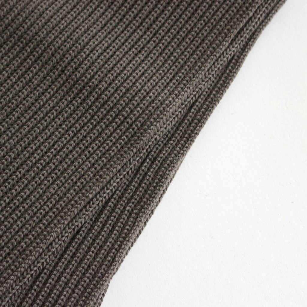 SOLID WOOL MUFFLER #WALNUT [BN-23FI-009]