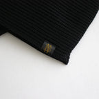 SOLID WOOL MUFFLER #BLACK [BN-23FI-009]