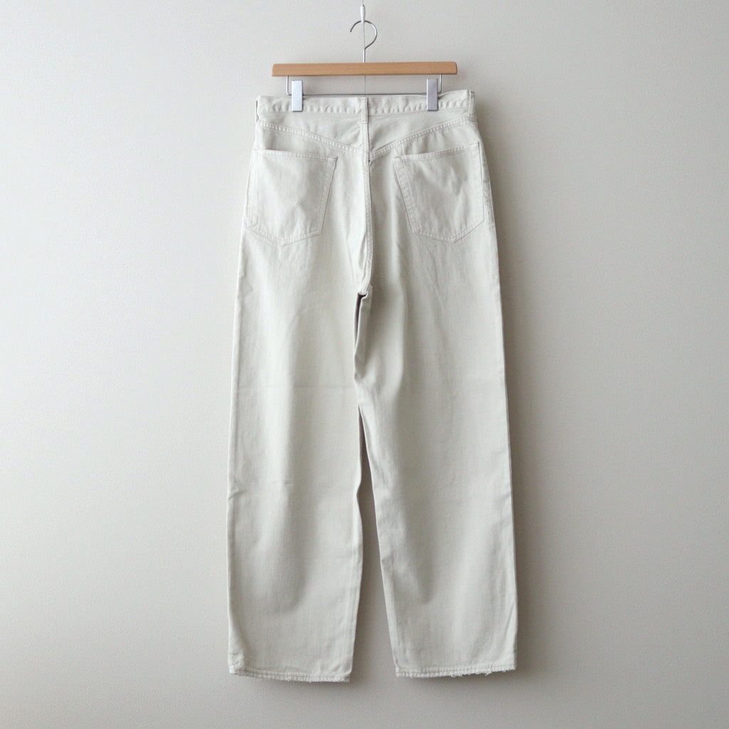LOOSE STRAIGHT FIT JEANS #OFF WHITE [M24B-10PT12C]