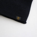 SOLID WOOL MUFFLER #NAVY [BN-23FI-009]