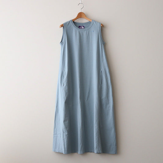 5.5oz Sleeveless Flared Dress #Blue Gray [NTW3427N]