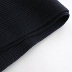 SOLID WOOL MUFFLER #NAVY [BN-23FI-009]