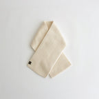 SOLID WOOL MUFFLER #IVORY [BN-23FI-009]