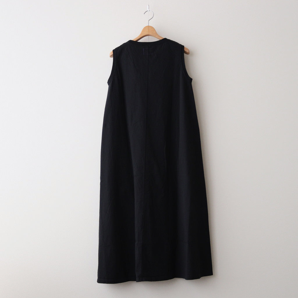 5.5oz Sleeveless Flared Dress #Black [NTW3427N]