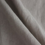 HEMP SHIRTING OPEN COLLAR SHIRT L/S #TAUPE [A24A-16SH01C]