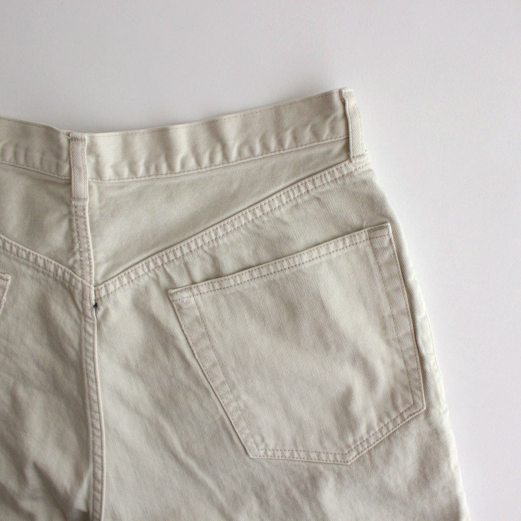 LOOSE STRAIGHT FIT JEANS #OFF WHITE [M24B-10PT12C]