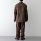 LINEN POPLIN TR #BROWN [17041 40072]