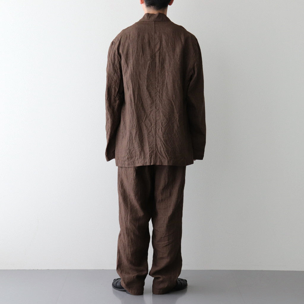 LINEN POPLIN TR #BROWN [17041 40072]