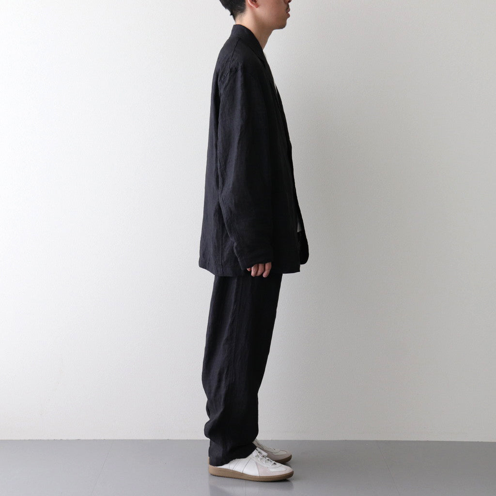 LINEN POPLIN TR #BLACK [17041 40072]