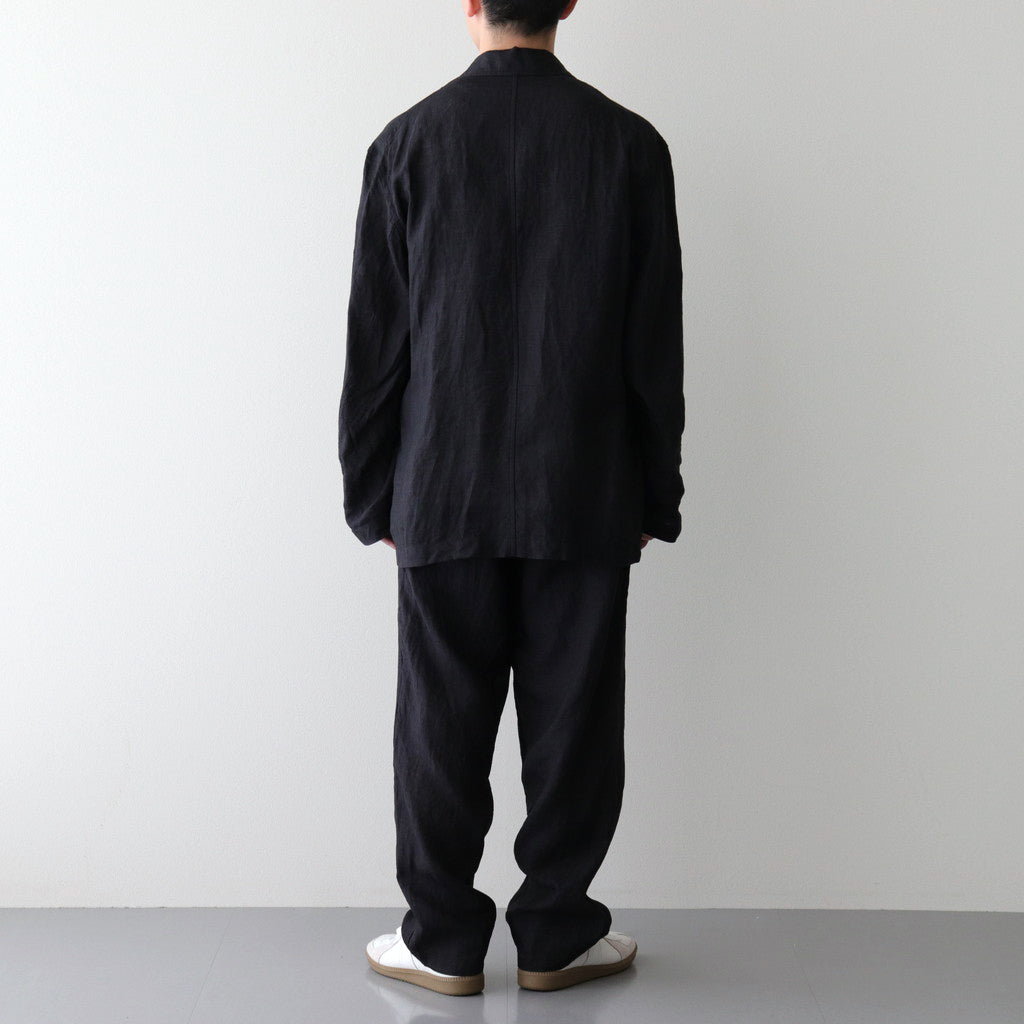 LINEN POPLIN TR #BLACK [17041 40072]