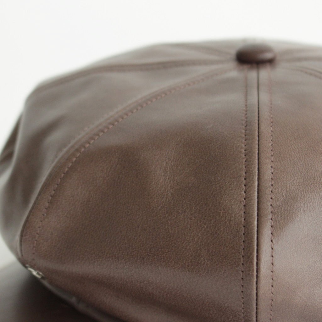 ATLAST\u0026CO SPORTS CAP HORSEHIDE ブラウン茶22年秋冬の