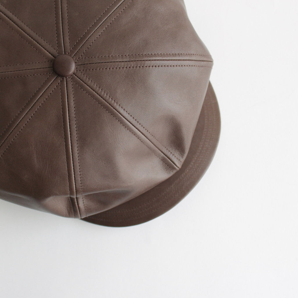 HORSEHIDE CASQUETTE DEEP - OLDBOY #BROWN [V01005]