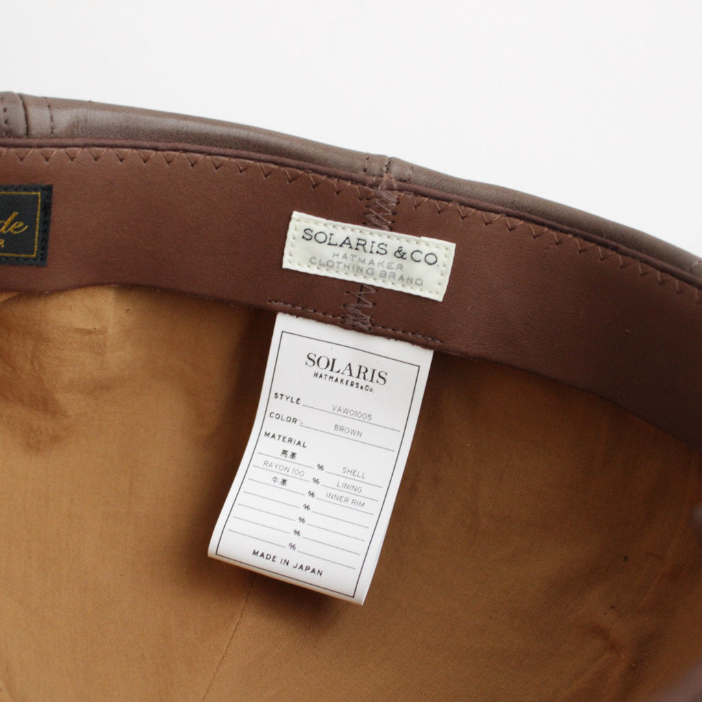 HORSEHIDE CASQUETTE DEEP - OLDBOY #BROWN [V01005]