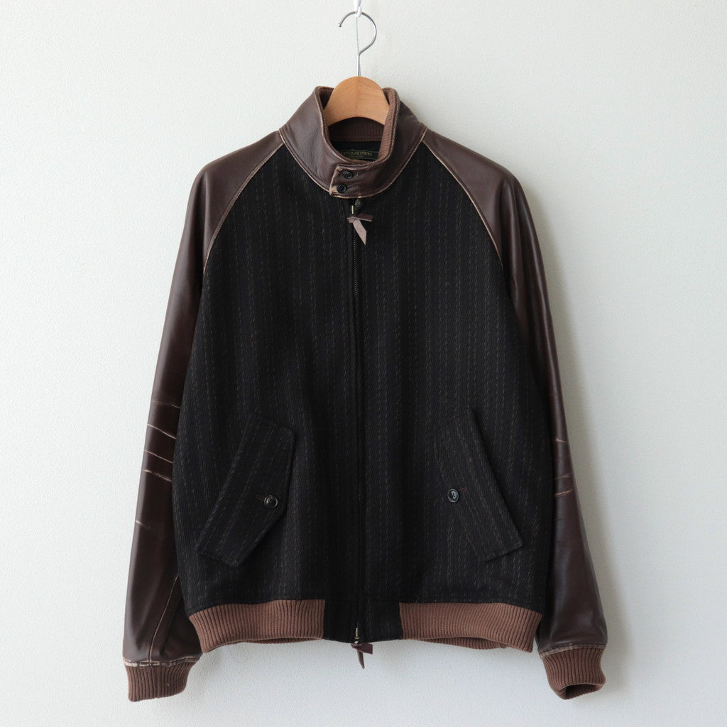 DARTMOOR / ハリントンヴァーシティジャケット #BROWN [DN-0101B1]